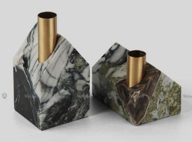 Candle Holder - Marble