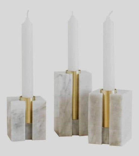 Candle Holder - Marble