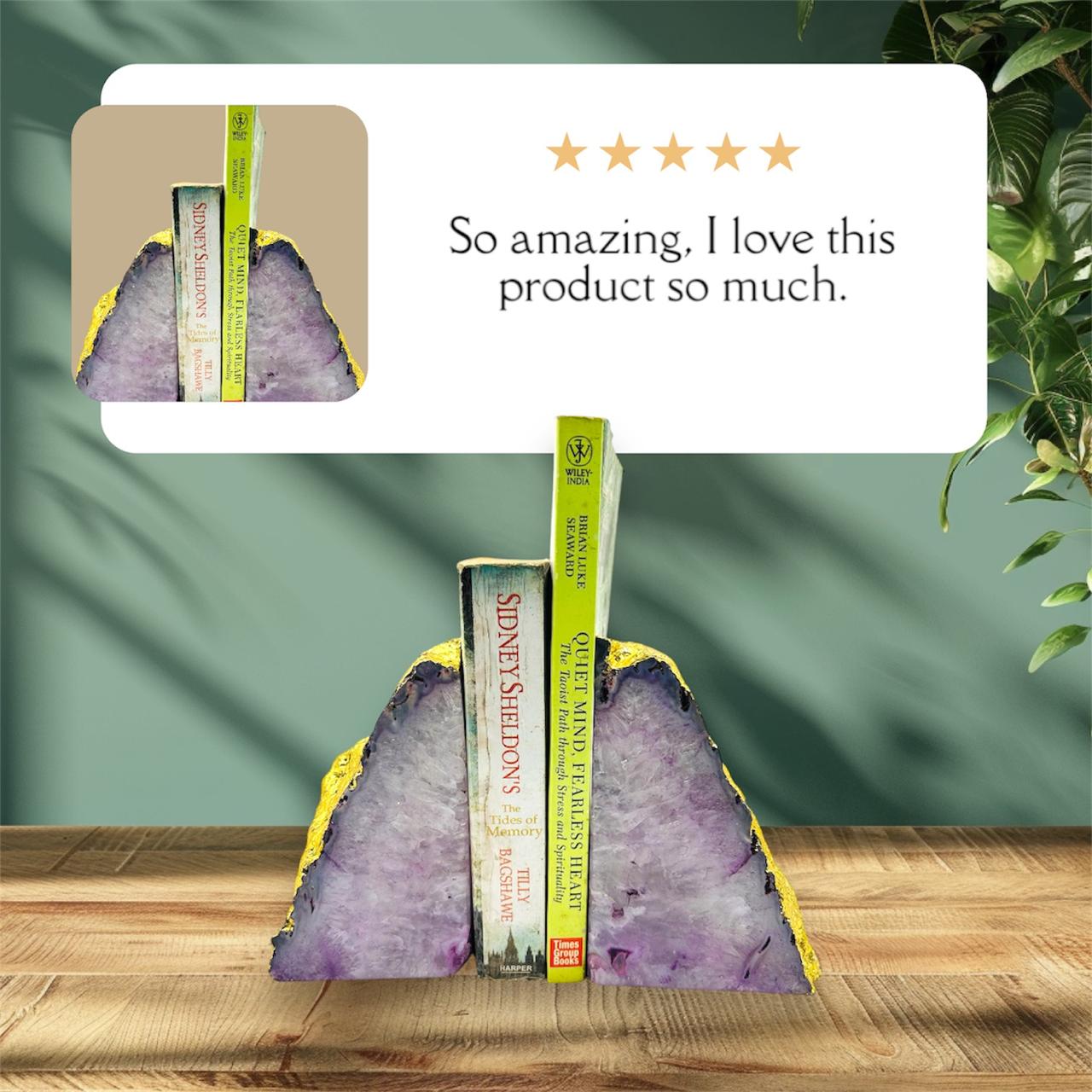 Book End & Towers - Agate