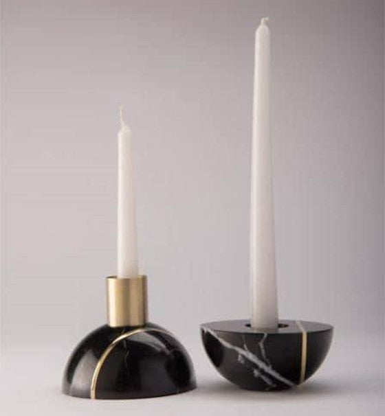 Candle Holder - Marble