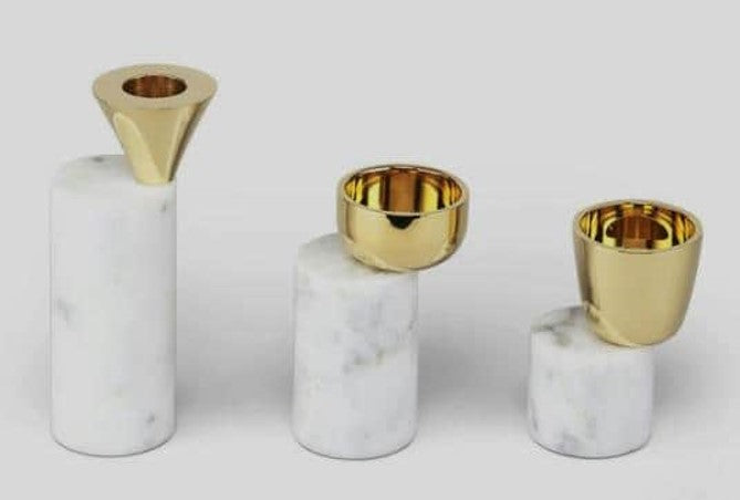 Candle Holder - Marble