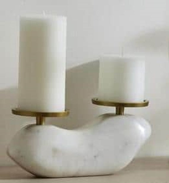 Candle Holder - Marble