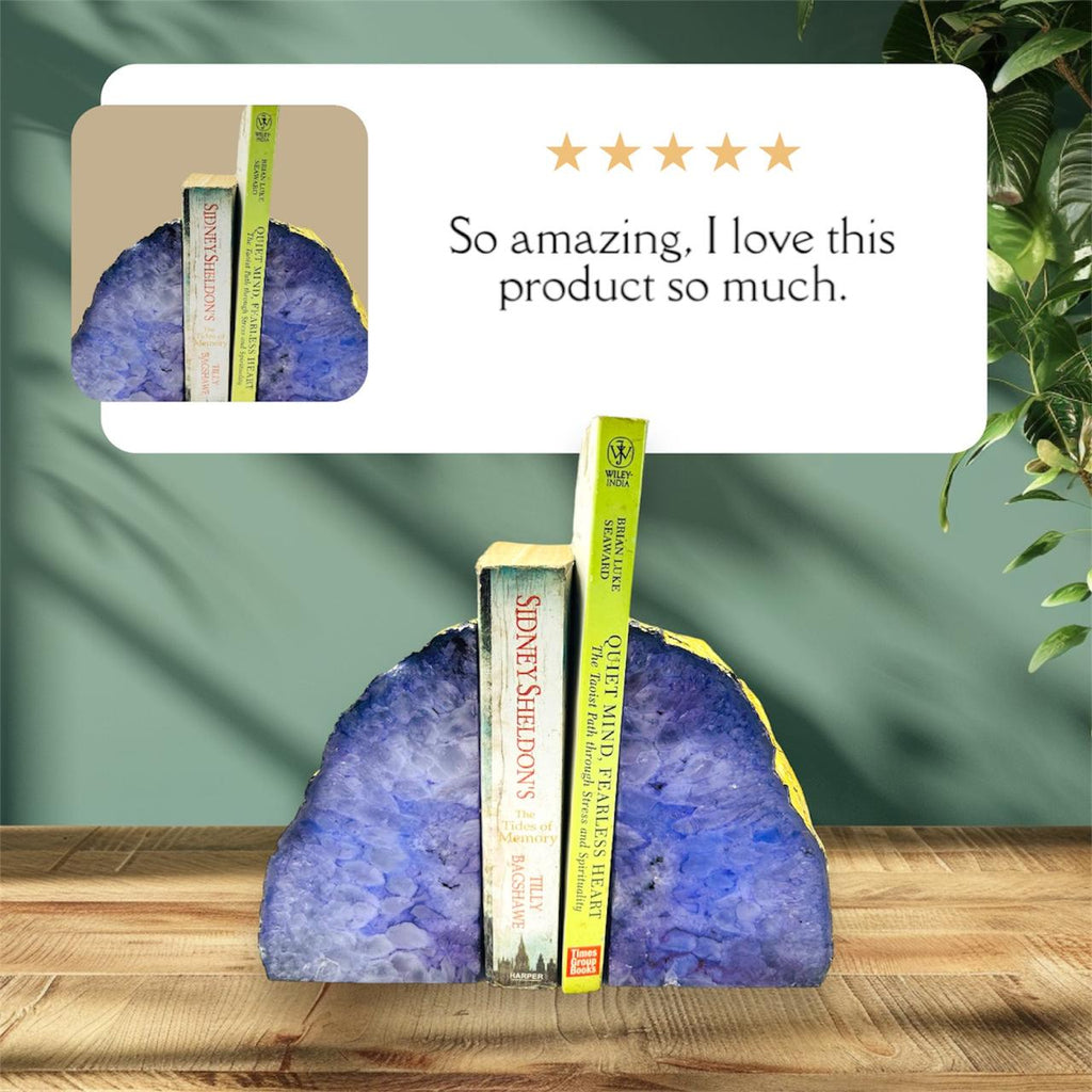 Book End & Towers - Agate