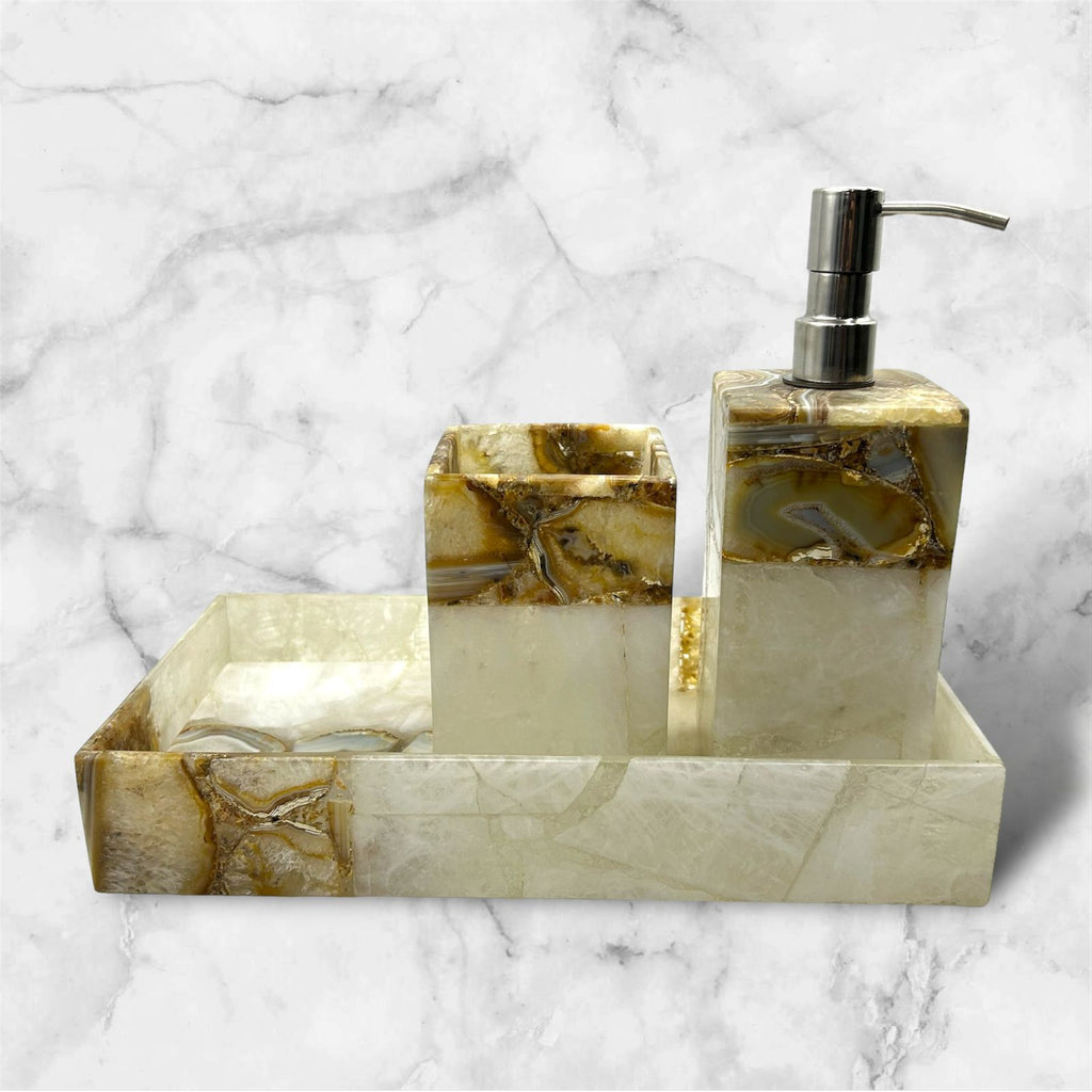 Bath Sets - Agate & Marble