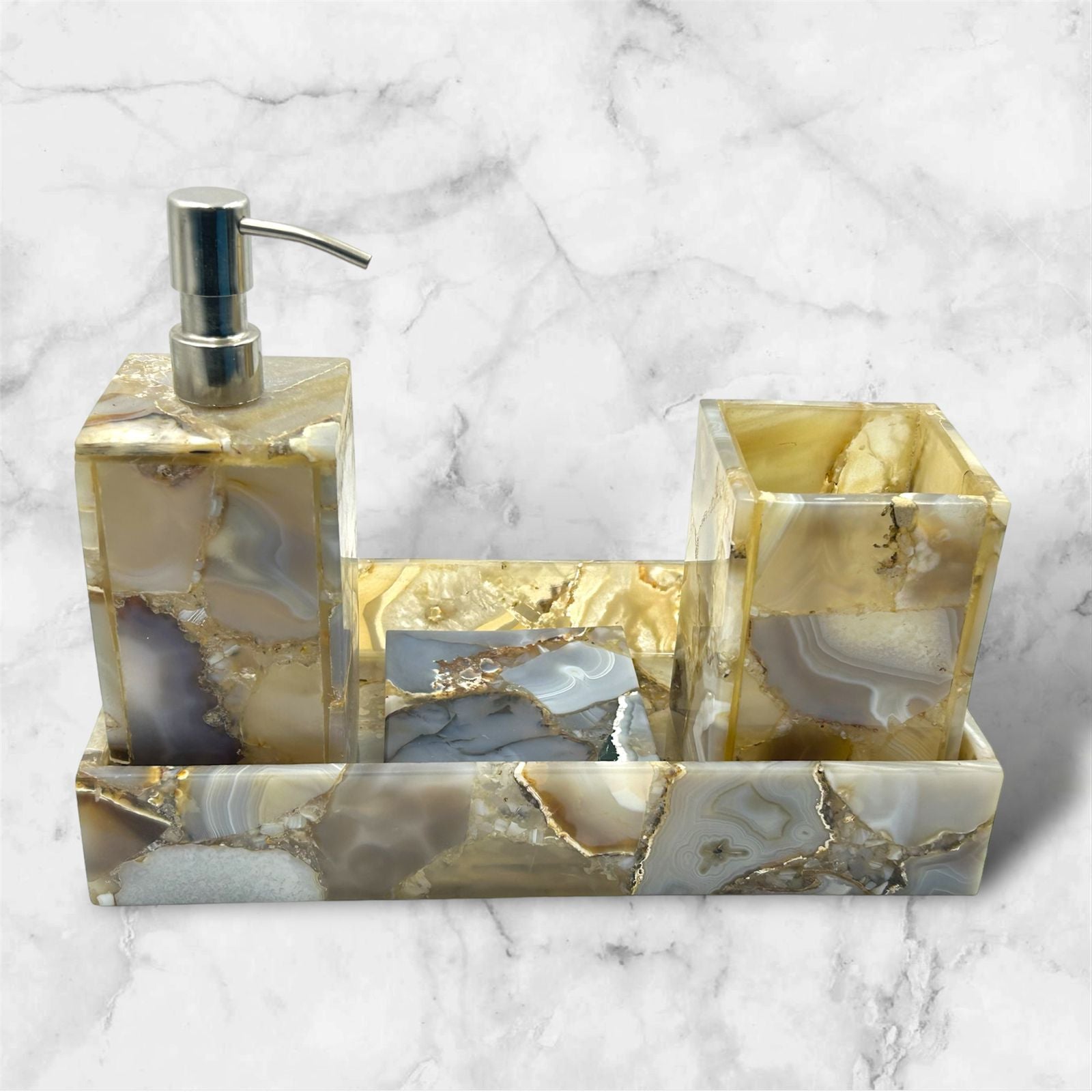 Bath Sets - Agate & Marble